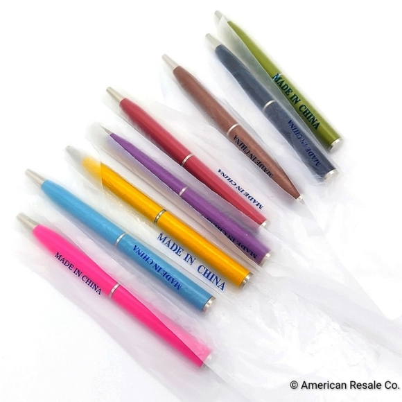 Vintage COACH Wallet Pens- Rare-FIRM PRICING. $14 for one. Set of 8 pens $85 - Picture 2 of 6